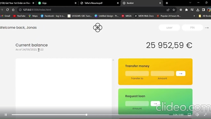 develop your front end website, convert figma HTML CSS