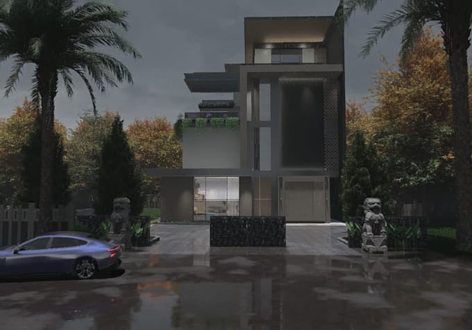 create stunning 3d exterior renderings