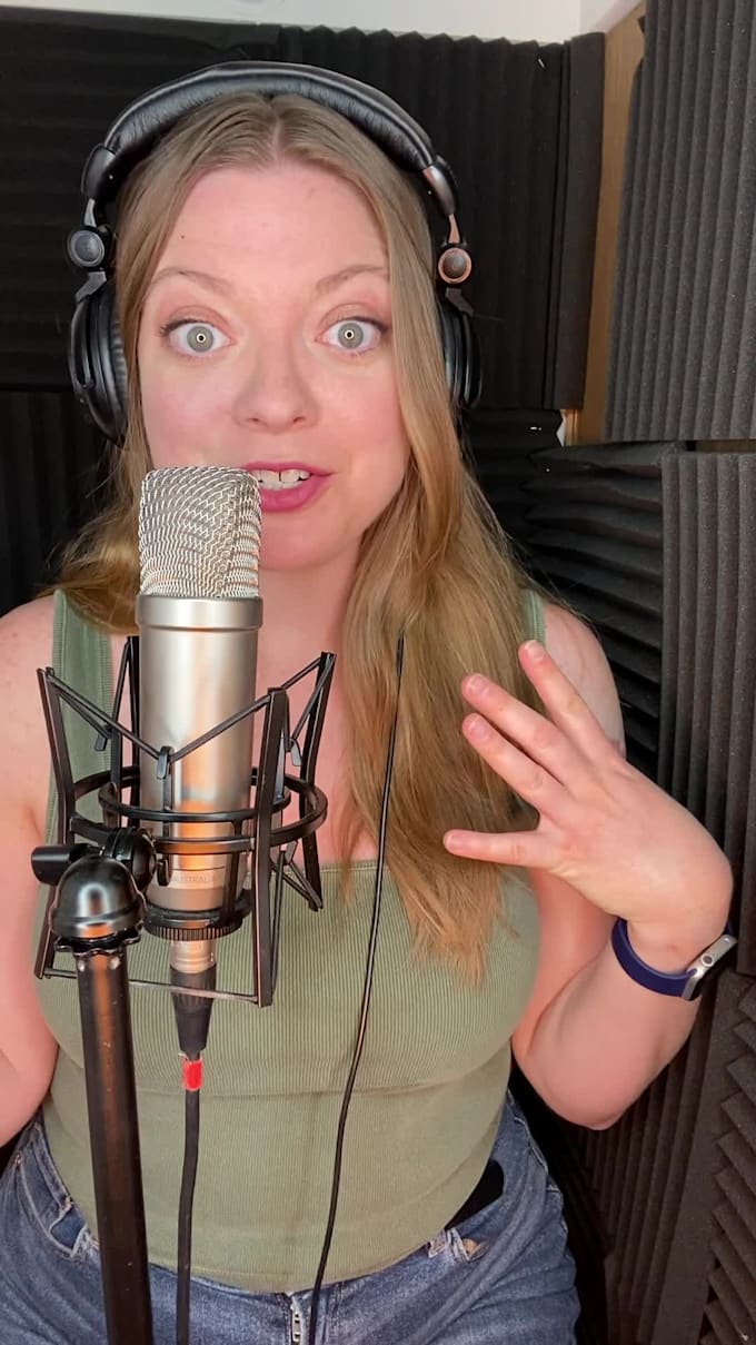 record a voice over that is warm, rich, professional