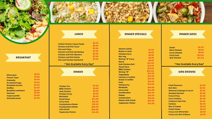 create digital menu boards and signage for your restaurant