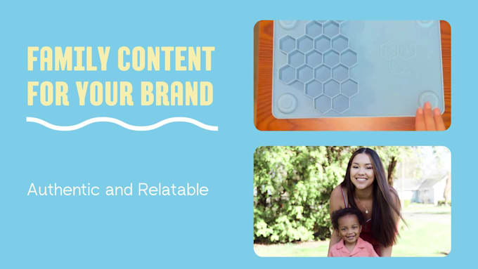 create authentic ugc family and toddler content