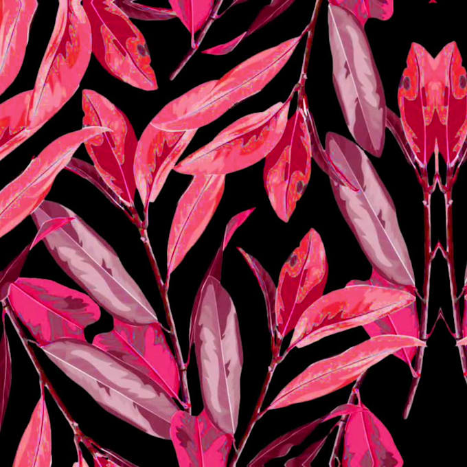 make pattern design for fabric printing