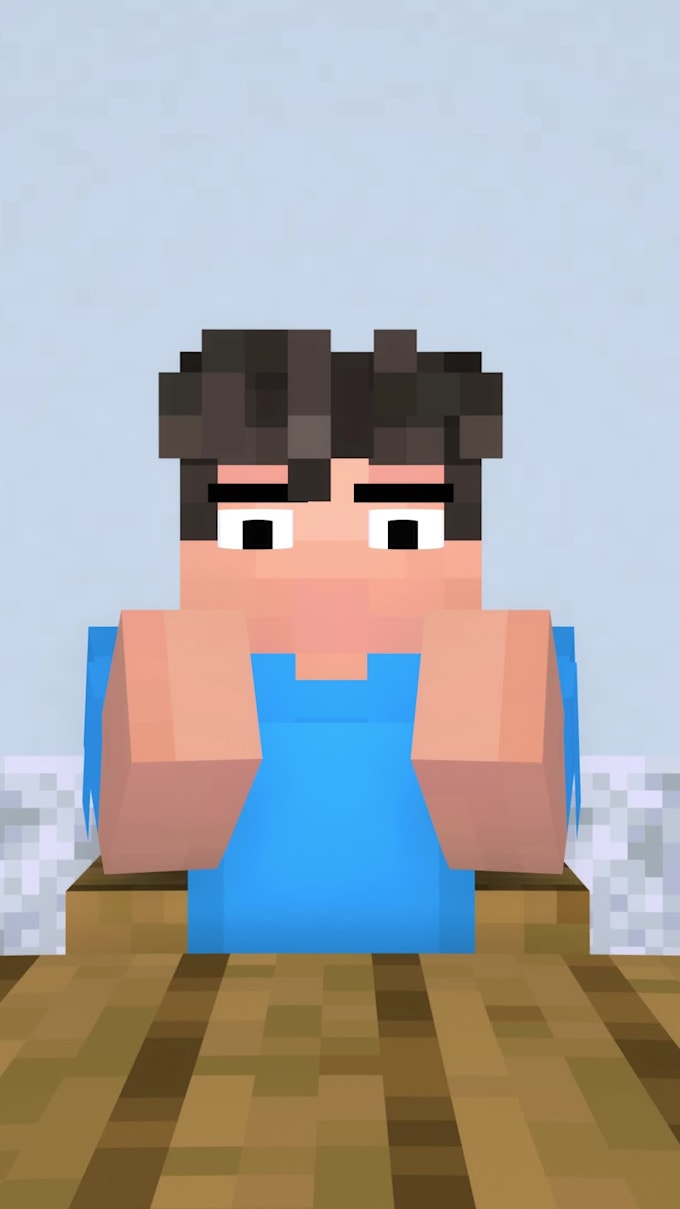 do a high quality animacion minecraft