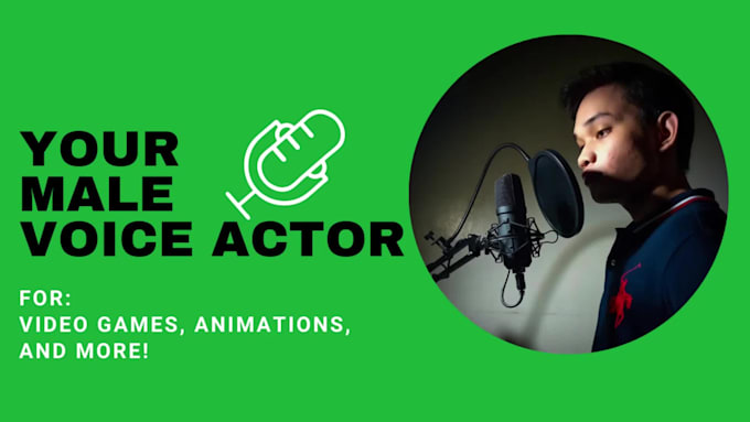 be the male voice actor in your video game