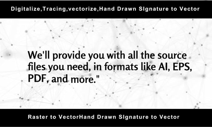 digitalize your handwritten signature into high resolution