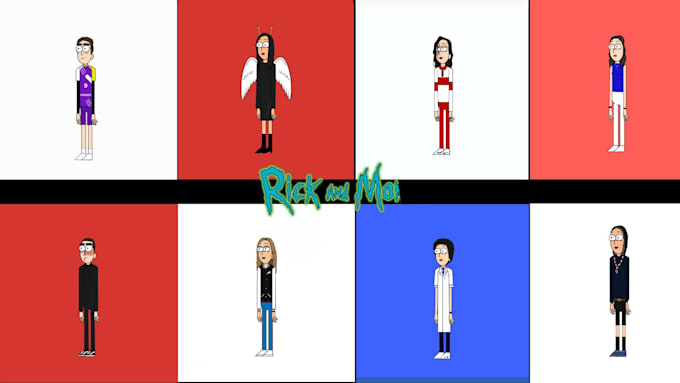 draw you in rick and morty style