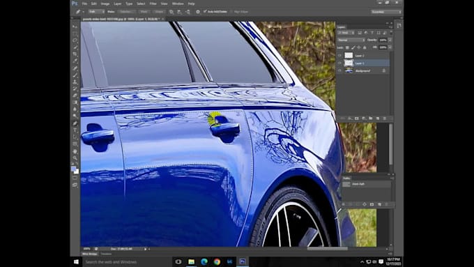 car photo enhancement, retouching, editing