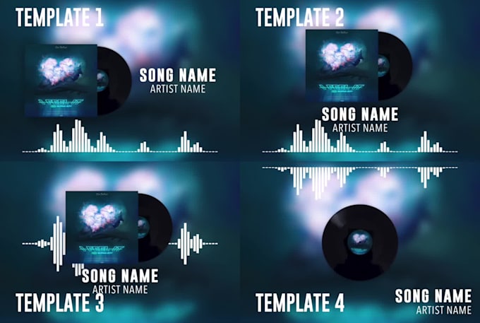 Create a music visualizer for your song by Zjheffner | Fiverr