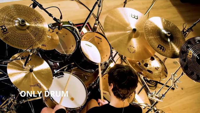 be your professional drummer for acoustic drum recording
