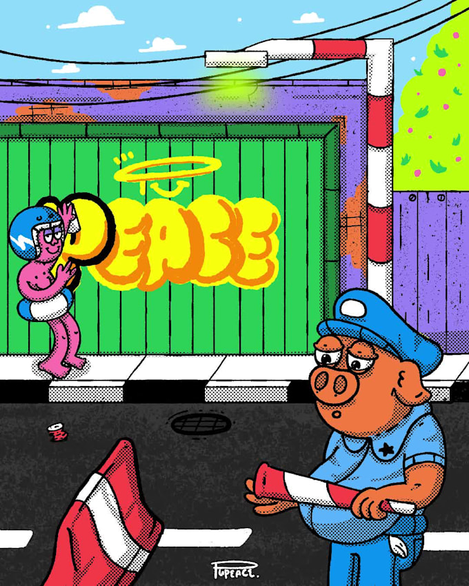 cartoon character comic design