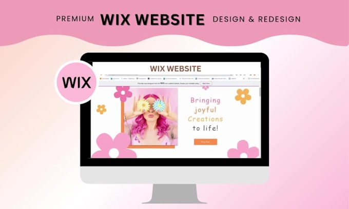 design and redesign retro style wix website, bold wix website design
