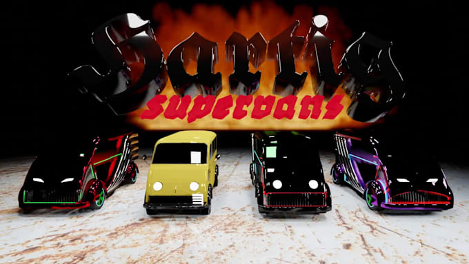 make an animated 3d intro video