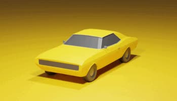 create low poly car