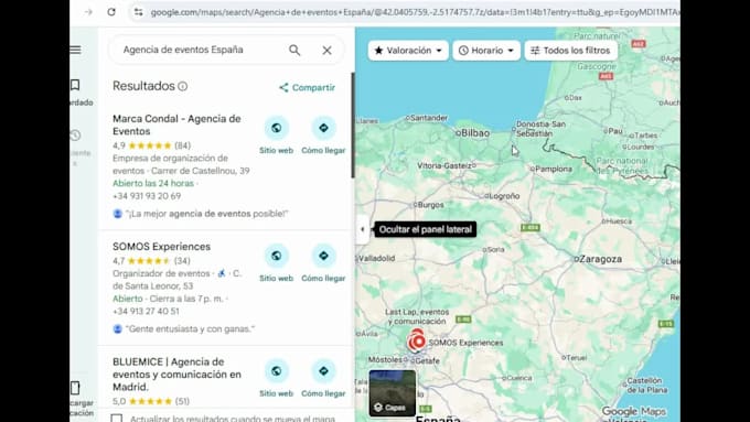 create a google maps email finder tool executable