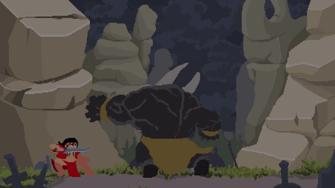 make and animate pixel art character, tileset, spritesheet for video games