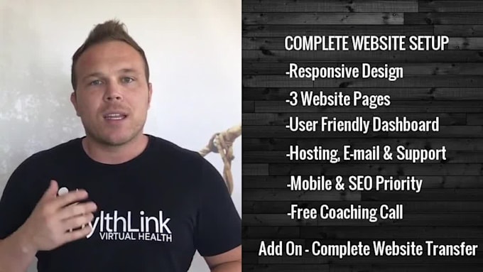 setup a complete responsive website
