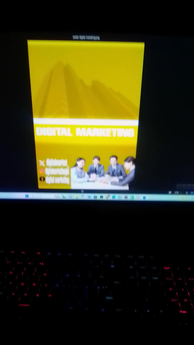 create digital marketing poster design
