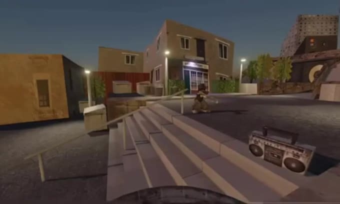 3d low poly retro neon animation in n64 y2k ps1 psx style rig music ...