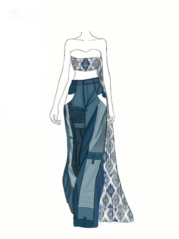 design full collections with illustrations and moodboard