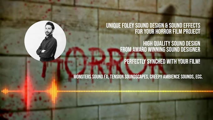create unique sound design for your horror film project