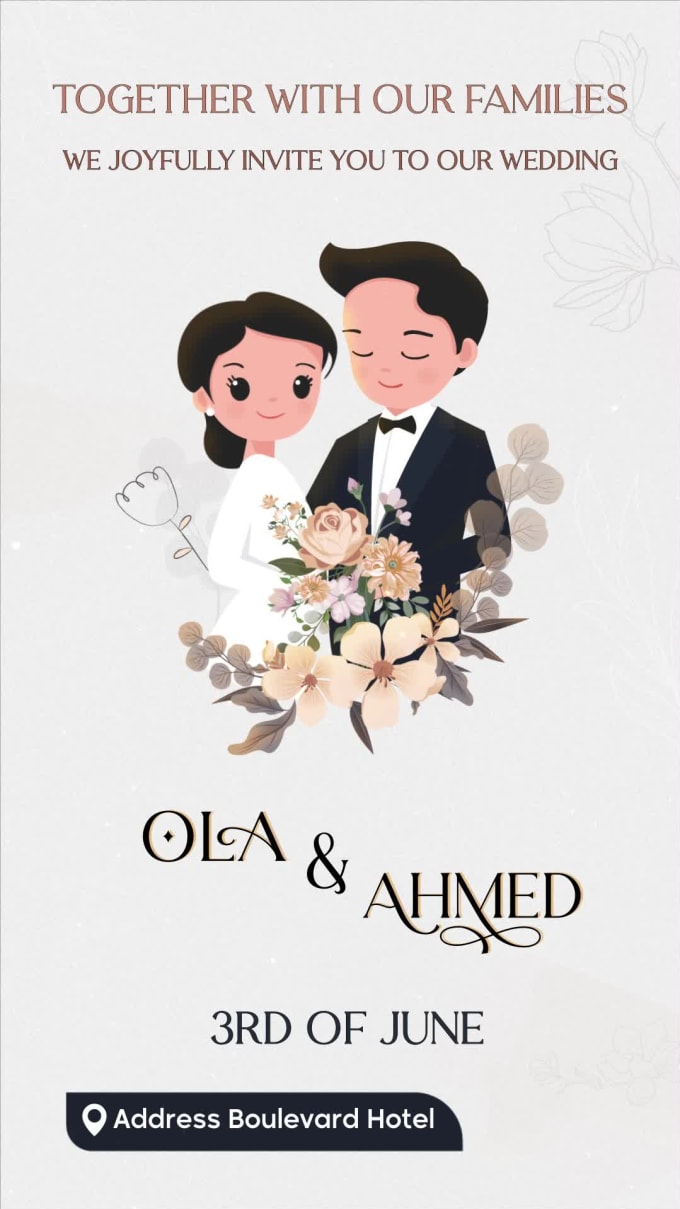 Animated Virtual Invitations  Weddings & Special Occasions