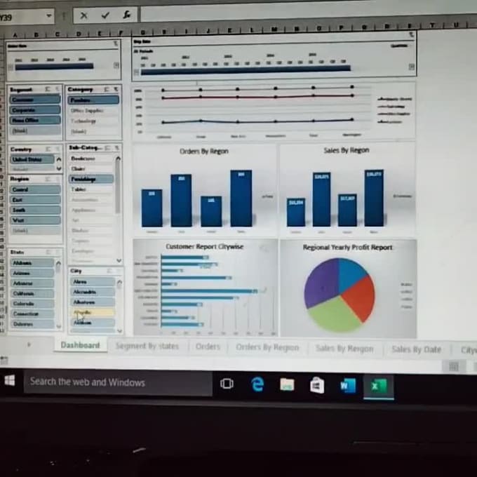 Simply excel your data into dash board visuals by Aounzaidisyed | Fiverr