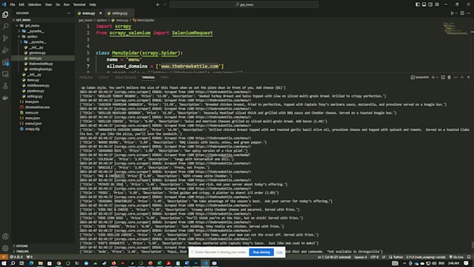 do custom website scraping solutions for any website
