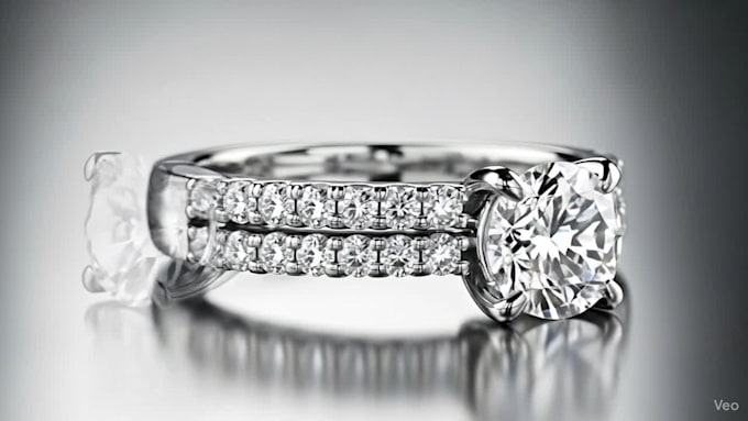 create 3d rings animation, 3d jewelry design , cad product, vfx ads keyshot