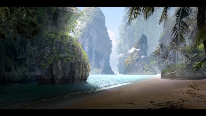 give animation to your matte painting and  static images