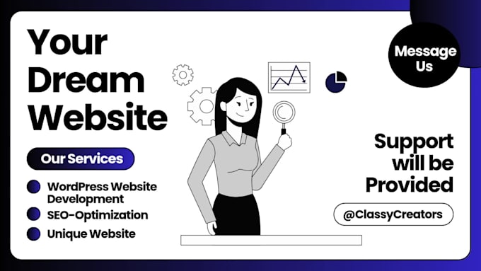 do website development, web design with wordpress