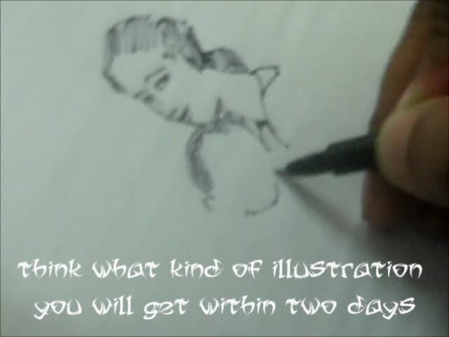 draw an illustration for articles