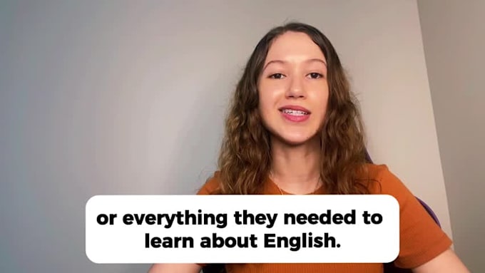 be your english tutor or teacher