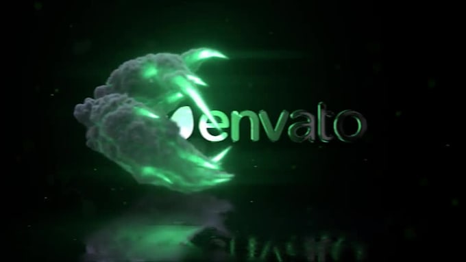 do fire logo animation explosion