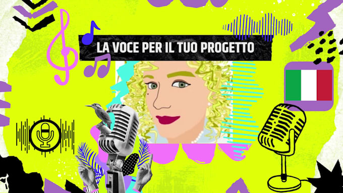 record a pro italian female voiceover