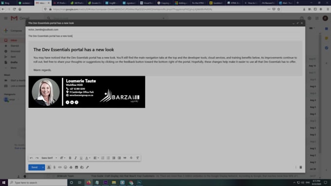 create static or animated professional HTML email signature