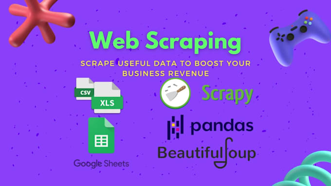 do web scraping, web automation using python