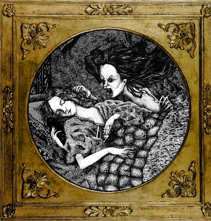 make a darky fairy tale victorian illustration