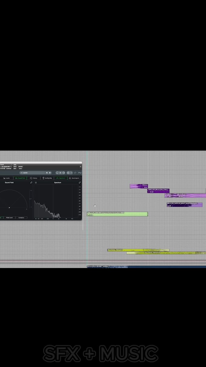 do sound design and sound effects for your video