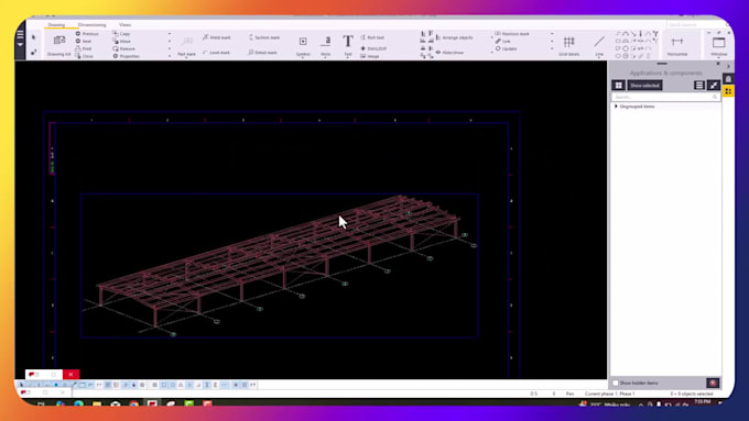 do tekla modeling and shop drawings for steel structures
