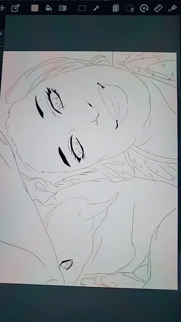 draw you in my anime art style