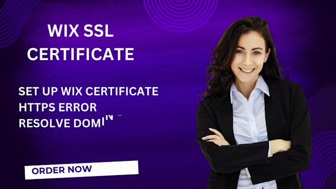 setup fix SSL certificate and https error on wix