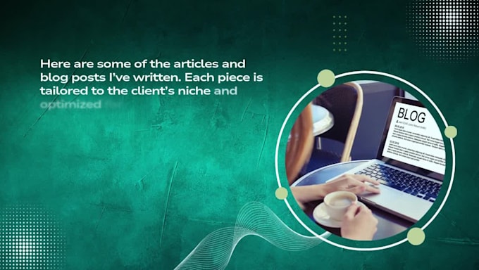 write blog writing seo article writing