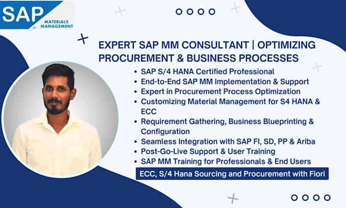 provide professional sap mm training with sap best practice scenarios