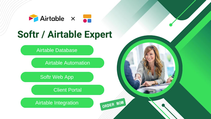 build softr client portal,airtable database, adalo,glide