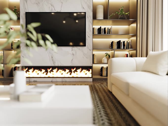 do interior 3d rendering