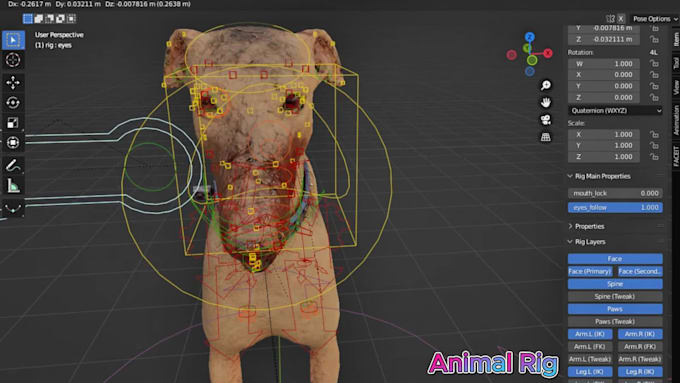 rig your 3d model in blender for animation