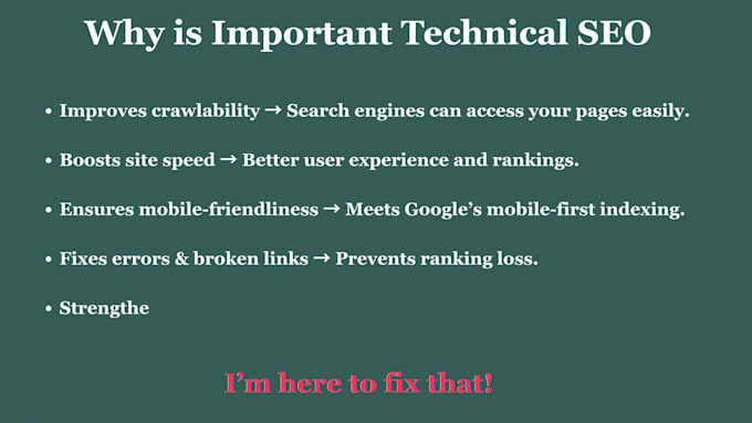 fix all website issues with full technical SEO audit