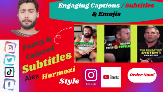 add captions on instagram reels youtube shorts fb tiktok videos