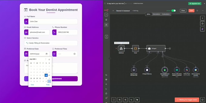 create smart n8n workflows and ai agents for full business automation