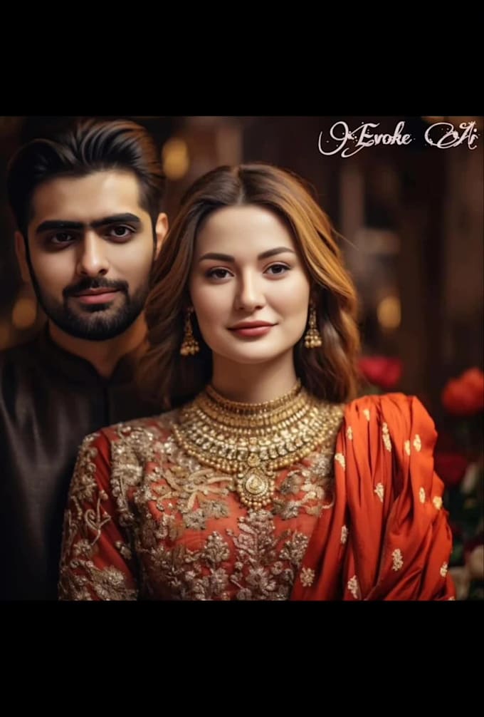 create ai generated couple portrait